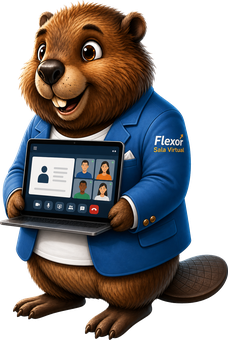 Mascote do Flexor Sala Virtual